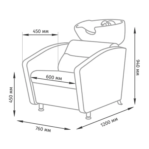 Парикмахерская мойка Тера